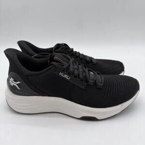 Kuru Atom 2 Jet Black Sneakers Plantar Fasciitis Comfort Heel Arch Support 9